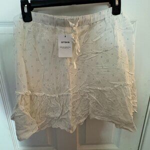 Cotton On mini white skirt